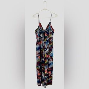 Jodi Kristopher Tropical Print Women's Jumpsuit
